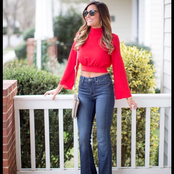 Lulus Tops - LULUS Three Little Words red crop top NWT